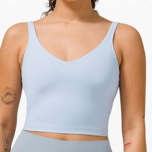lululemon baby blue align tank size 6